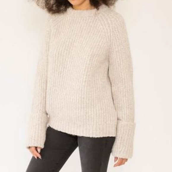 Frame Large Cuffed Raglan Sweater - Size Medium - Picture 2 of 6